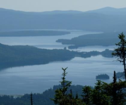 Aziscohos Mountain, Maine trail - hiking in Western Mountains