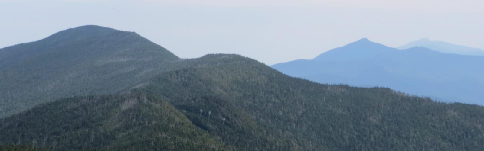 Hiking Cutts Peak, Vermont - panoramic view