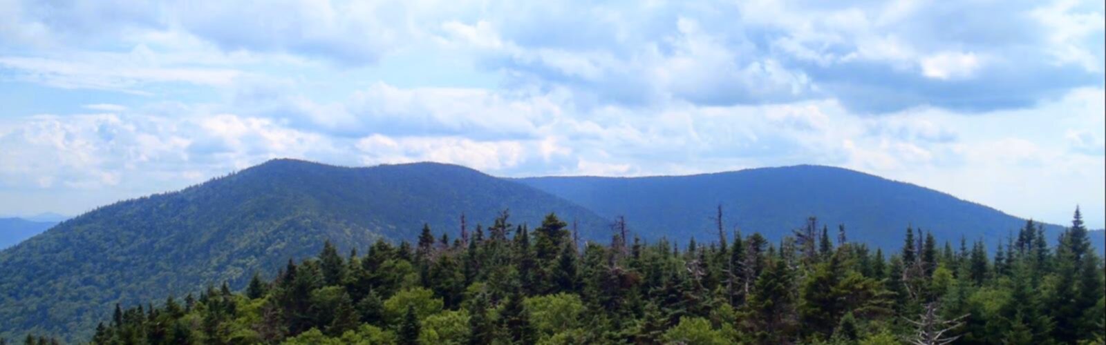 Hiking Mount Wilson, Vermont - panoramic view