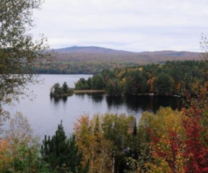 Wyman Mountain, Maine trail - hiking in Western Mountains