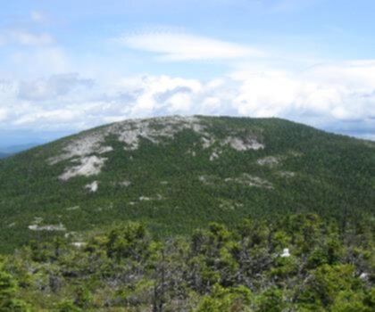 Baldpate Mountain, Maine trail - hiking in Western Mountains