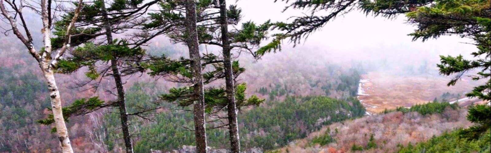 Hiking Jackson Mountain, Maine - panoramic view