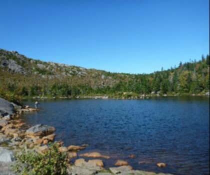 Tumbledown Mountain, Maine trail - hiking in Western Mountains