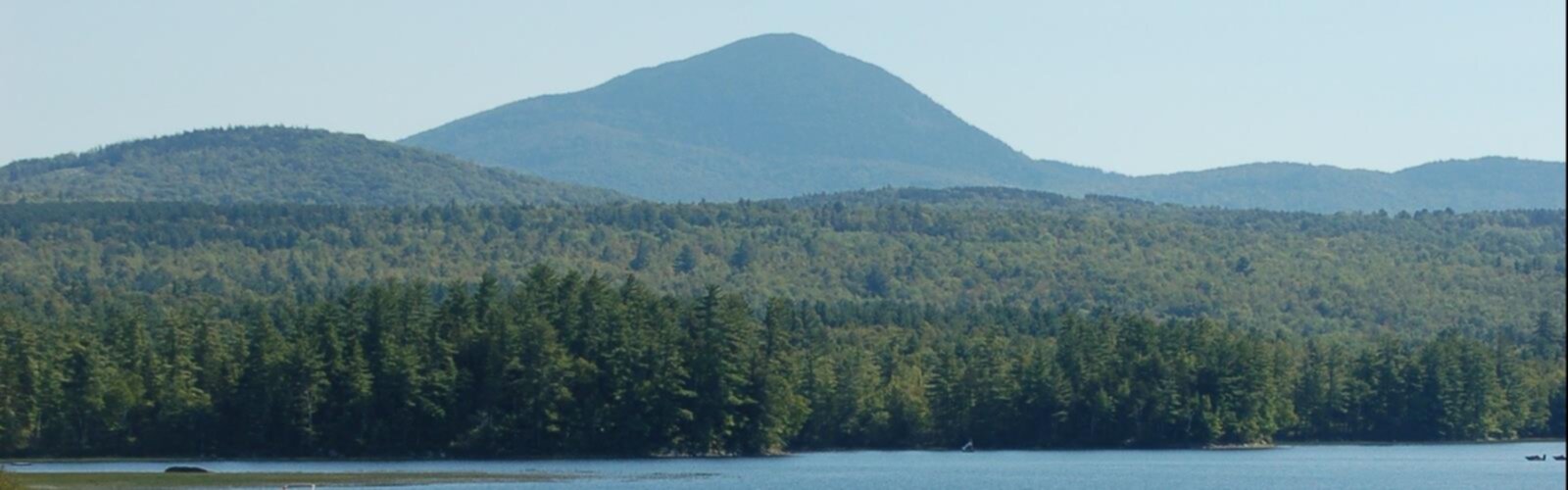 Hiking Mount Blue, Maine - panoramic view