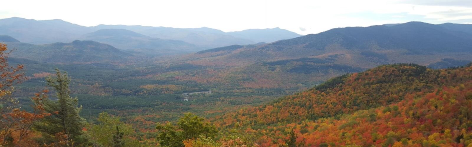Randonnée Little Whiteface Mountain, New York - vue panoramique