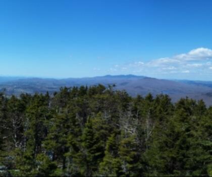 Ludlow Mountain, Vermont trail - hiking in Green Mountains