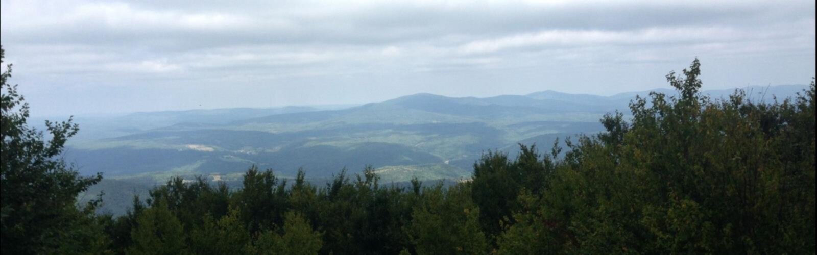 Randonnée Bearpen Mountain-Northwest Peak, New York - vue panoramique