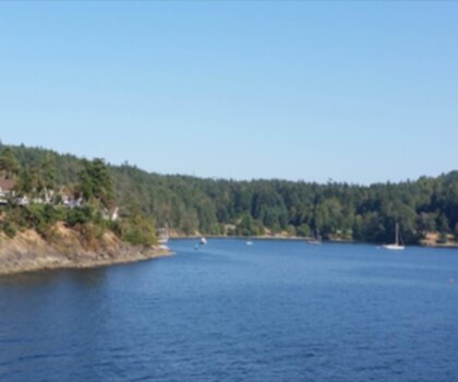 Sentier North Pender Island - randonnée en Île de Vancouver