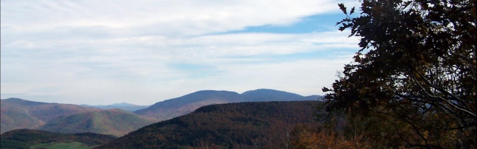 Sentier mont Tinmouth, Vermont - randonnée en Montagnes Vertes