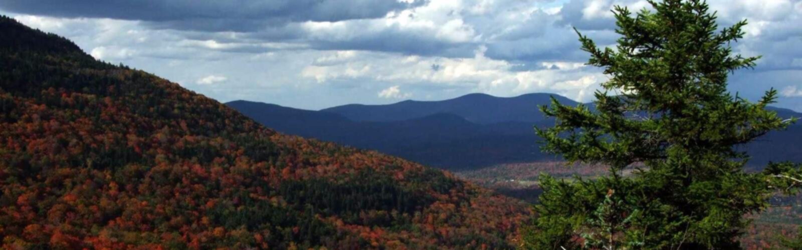 Hiking Panther Peak, New York - panoramic view