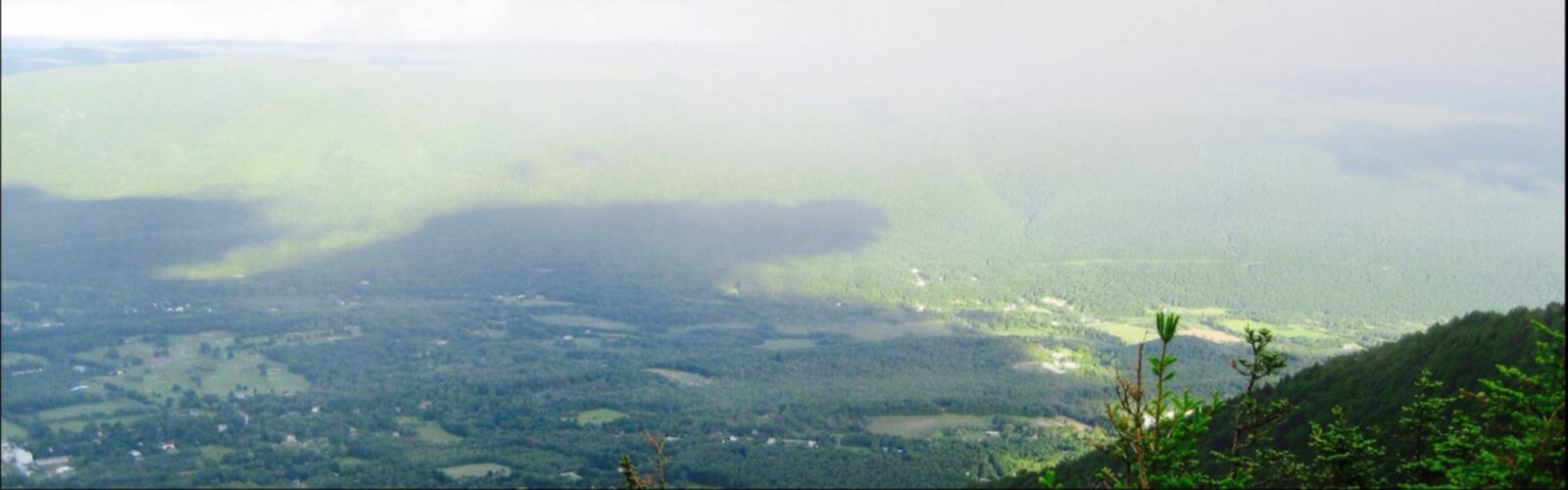 Hiking Little Equinox, Vermont - panoramic view