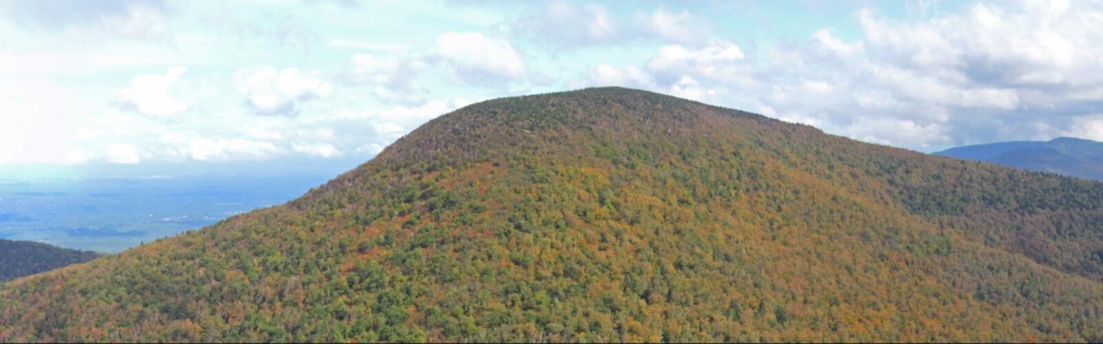 Hiking Blackhead, New York - panoramic view