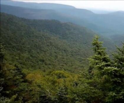 West Kill Mountain, New York trail - hiking in Catskills