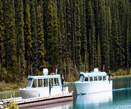 Sentier lac Maligne - randonnée en Canadian Rockies