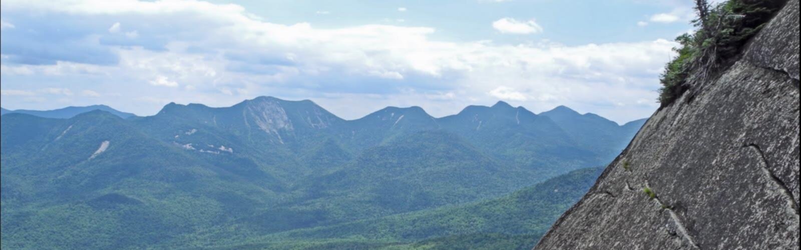Randonnée Slide Mountain, New York - vue panoramique