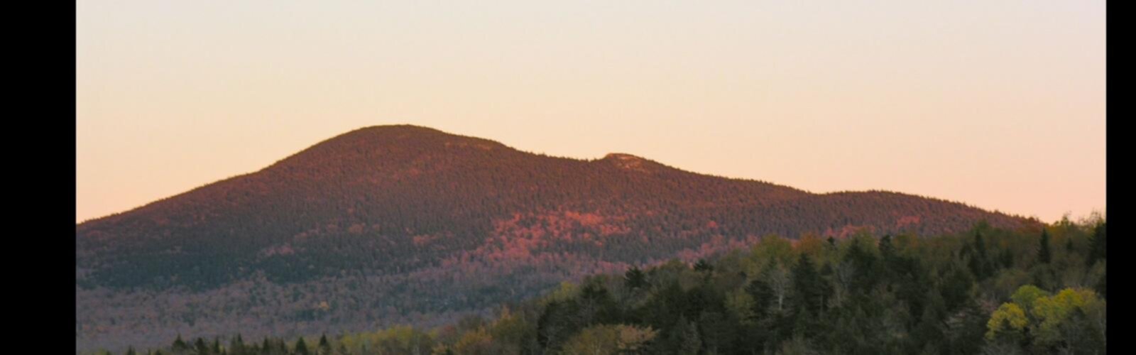 Hiking Mount Chase, Maine - panoramic view
