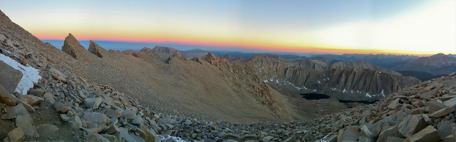 Mount Whitney, California trail - hiking in Sierra Nevada