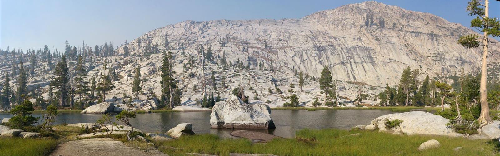 Tells Peak, California trail - hiking in Sierra Nevada
