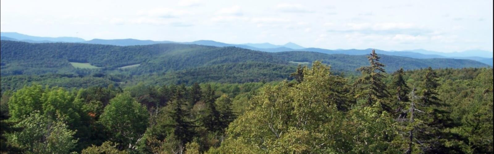 Randonnée Adams Mountain, Vermont - vue panoramique
