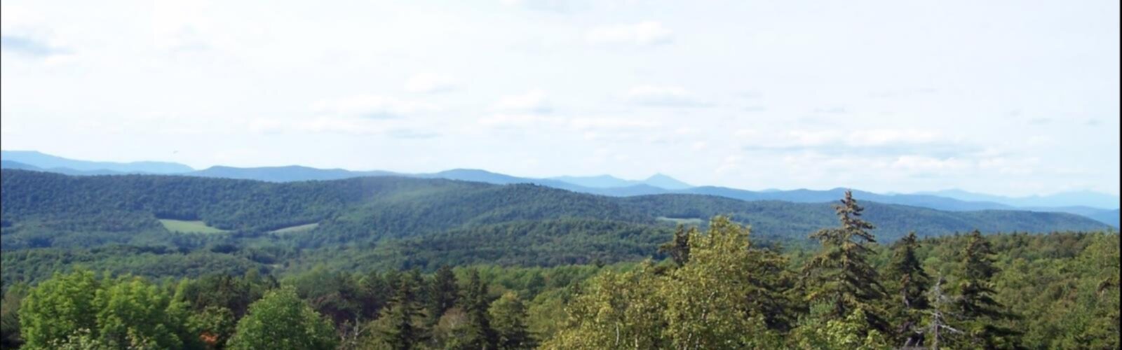 Hiking Antone Mountain, Vermont - panoramic view