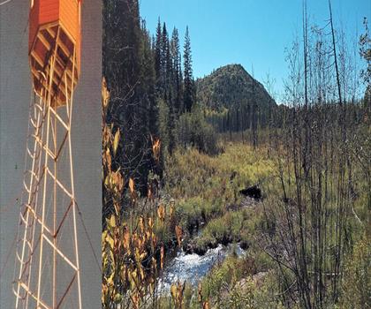 Green Mountain Fire Tower trail - hiking in Lakes Region
