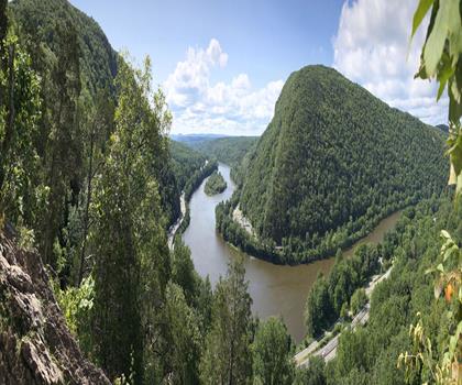 Sentier sentier Red Dot du mont Tammany - randonnée en Delaware Water Gap
