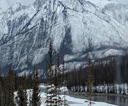Sentier lac Edith - randonnée en Canadian Rockies