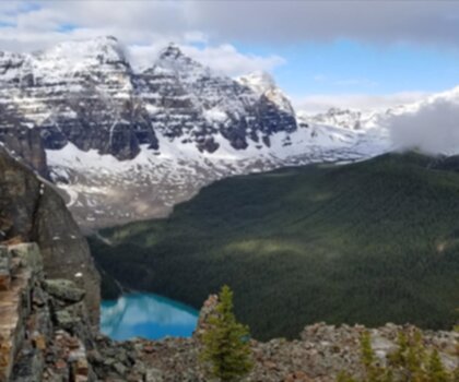 Tower Of Babel trail - hiking in Canadian Rockies