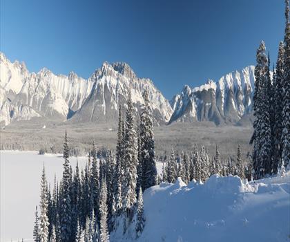 Sentier sentier Frozen Lake - randonnée en Canadian Rockies