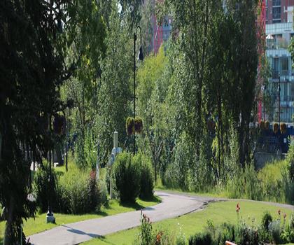 Prince's Island Park trail - hiking in Calgary & Area