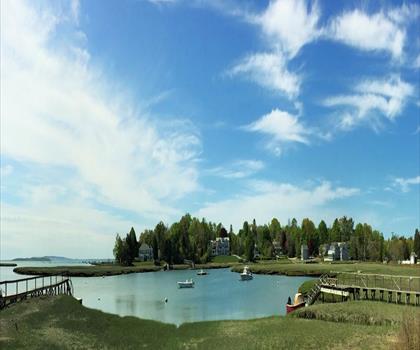 Duxbury Beach Park trail - hiking in South Shore