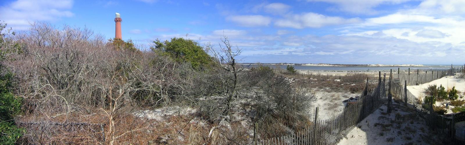 Barnegat Lighthouse State Park trail - hiking in Barnegat Light