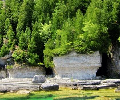 Fathom Five National Marine Park trail - hiking in Bruce Peninsula, Southern Georgian Bay and Lake Simcoe