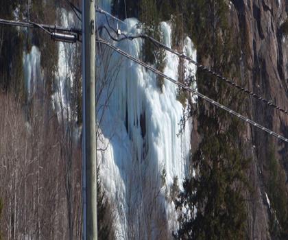 High falls Trail at Bancroft trail - hiking in Haliburton Highlands to the Ottawa Valley