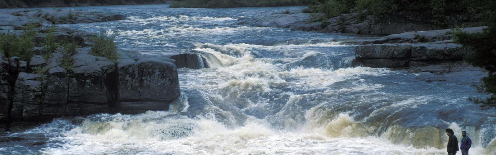 Sentier chutes Pabineau - randonnée en Pabineau Falls