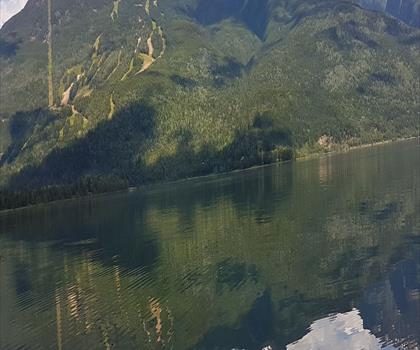 The Pipe Mountain Coaster trail - hiking in Kootenay Rockies