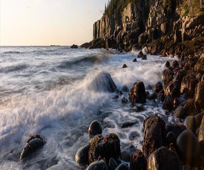 Gorham Mountain Trailhead trail - hiking in Down East & Acadia