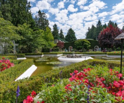 Sentier Butchart Gardens - randonnée en Île de Vancouver