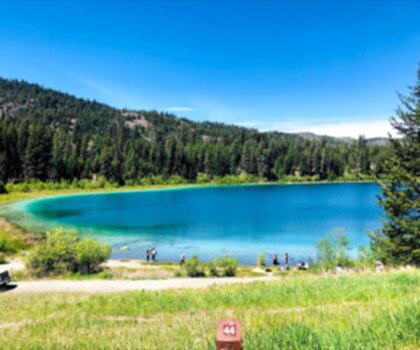 Kentucky Alleyne Provincial Park trail - hiking in Thompson Okanagan
