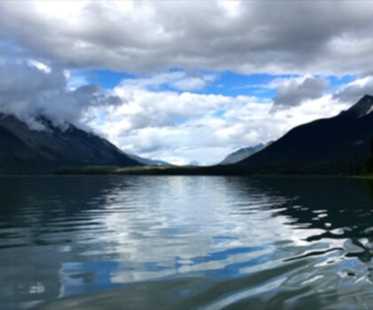 Bowron Lake trail - hiking in Cariboo Chilcotin Coast