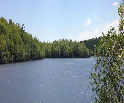 Van Slyke Castle trail - hiking in Northern New Jersey