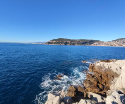 Sentier du Littoral trail - hiking in Alpes-Maritimes