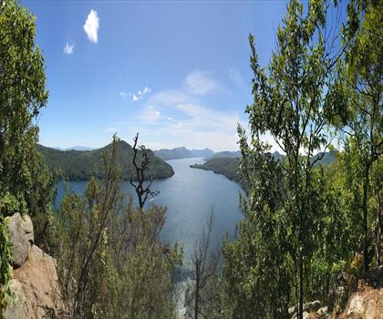 Rogers Rock Campground trail - hiking in Adirondacks