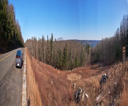 Buffam Falls Parking trail - hiking in Pioneer Valley