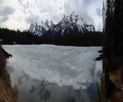 Sentier lac Herbert - randonnée en Canadian Rockies