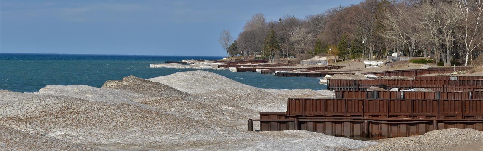 Canatara Beach & Park trail - hiking in Southwest Ontario