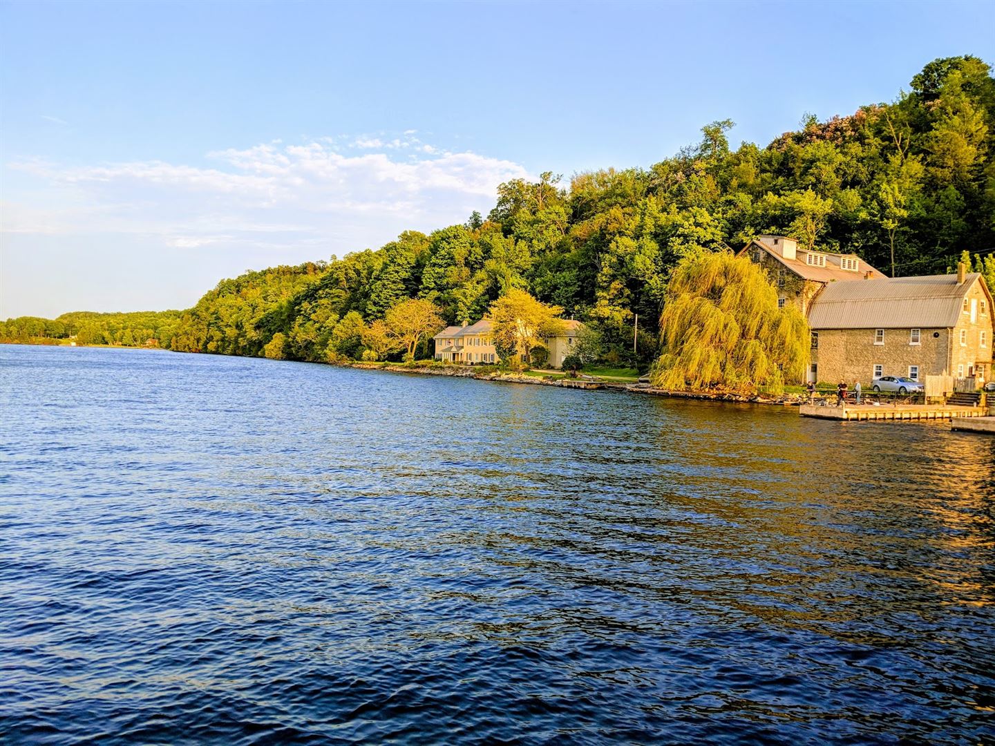 Lake on the Mountain Provincial Park trail - hiking in South Eastern Ontario