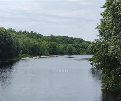 Marble Rock Conservation Area trail - hiking in South Eastern Ontario
