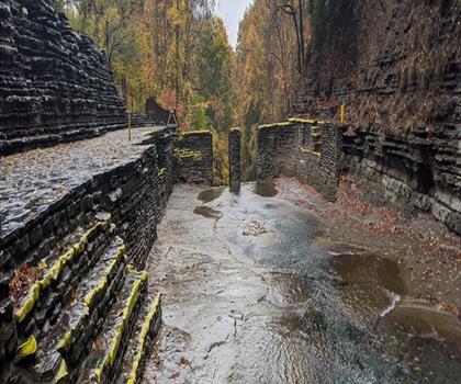 Sentier parc d'État Stony Brook - randonnée en Finger Lakes
