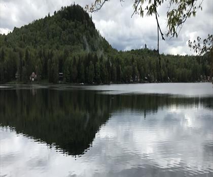 Nine Corner Lake trail - hiking in Adirondacks